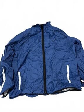 Nike Boys Large Vintage Blue Windbreaker Jacket